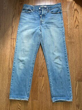 Levi's Womens Wedgie Straight Jeans - Medium Wash, Medium Rise